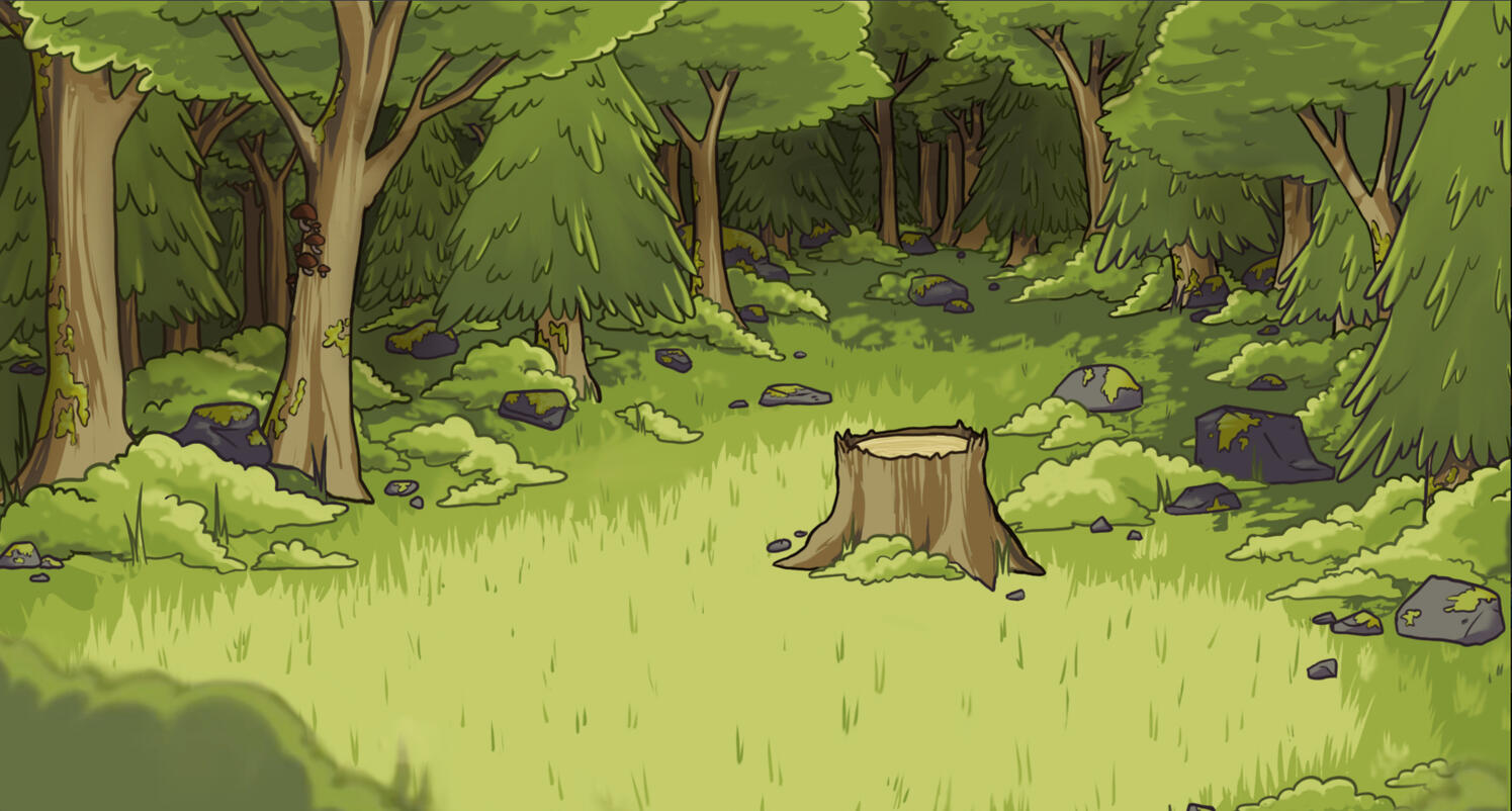 Forest Illustration for Animation